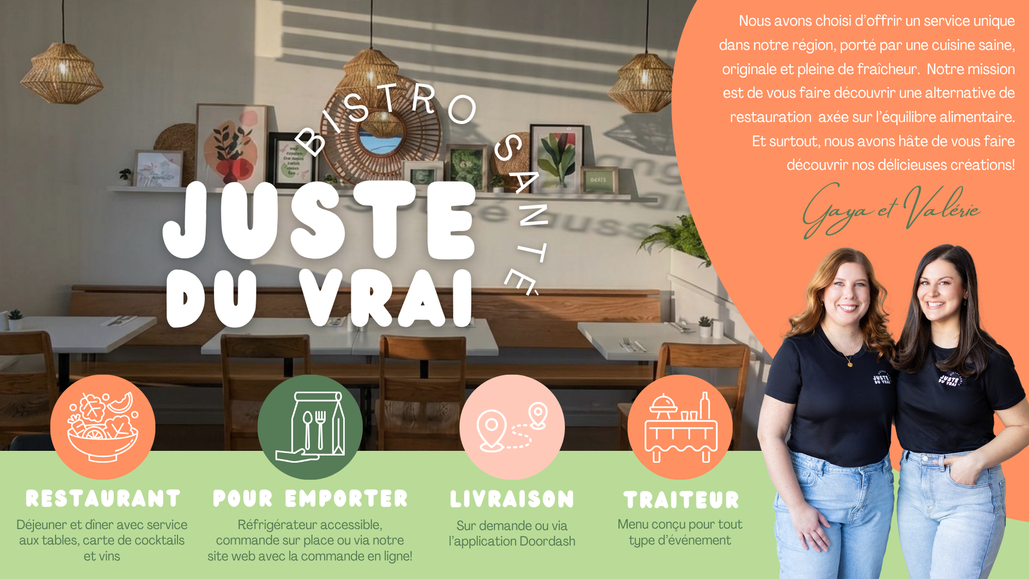 Juste du vrai Bistro Santé